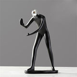 Creative Movement Figures Statue Resin Character Sculpture People Figures Home Living Room Bedroom Decorations Art Craft Statues