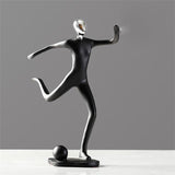 Creative Movement Figures Statue Resin Character Sculpture People Figures Home Living Room Bedroom Decorations Art Craft Statues