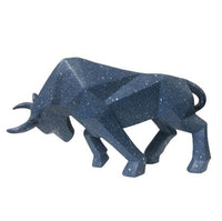 Bull Statue Resin Bulls Sculpture nordic decoration home decor Statues Abstract figurine Home Decoration Modern accessories