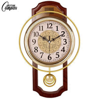 Large Nordic Modern Design Wall Clock Decor Minimalist Metal Gold Wall Clock Living Room Creative Wand Klok Home Watch JJ60WC