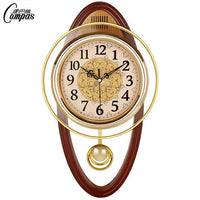 Large Nordic Modern Design Wall Clock Decor Minimalist Metal Gold Wall Clock Living Room Creative Wand Klok Home Watch JJ60WC