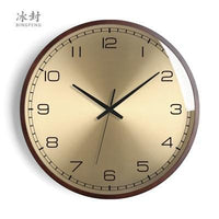 Large Nordic Modern Design Wall Clock Decor Minimalist Metal Gold Wall Clock Living Room Creative Wand Klok Home Watch JJ60WC