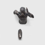 Creative Industrial Style Running Sculpture Resin Living Room Background Wall Decoration Hanging Run Figure Statue Sports Man