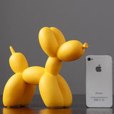 Nordic Creative Balloon Dog Home Decorations Living Room Bedroom TV Cabinet Decoration Cute Resin Animal Desktop Ornaments Gift