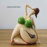 Beautifully plump woman Resin Crafts Beautiful woman sculpture Abstract art home decoration