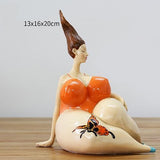 Beautifully plump woman Resin Crafts Beautiful woman sculpture Abstract art home decoration